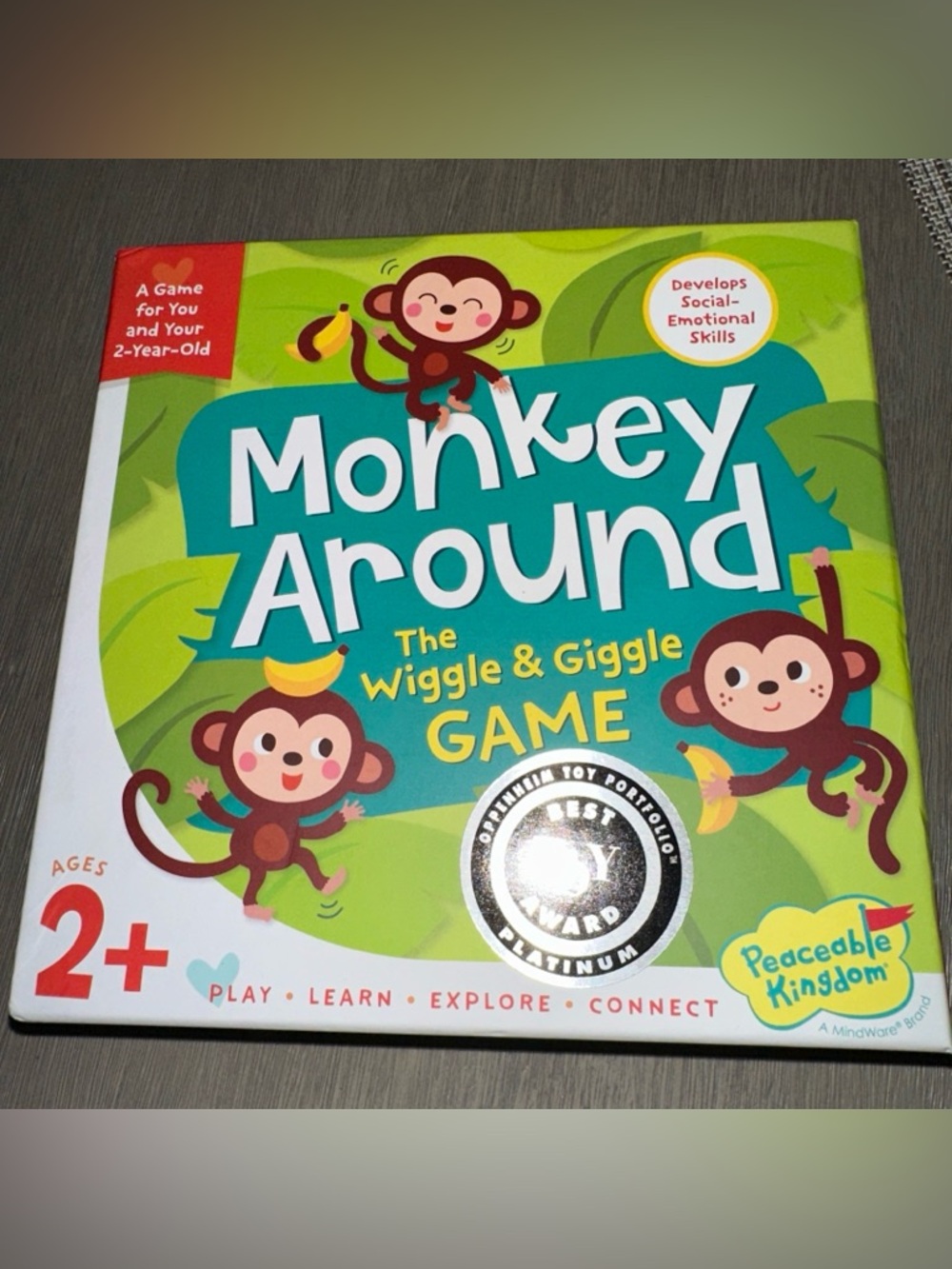 Monkey Around Wiggle & Giggle Game - Green